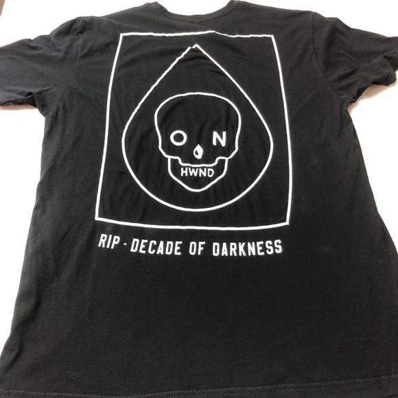 Violent Gentlemen HWND Skull Black T-shirt Large - Picture 1 of 9